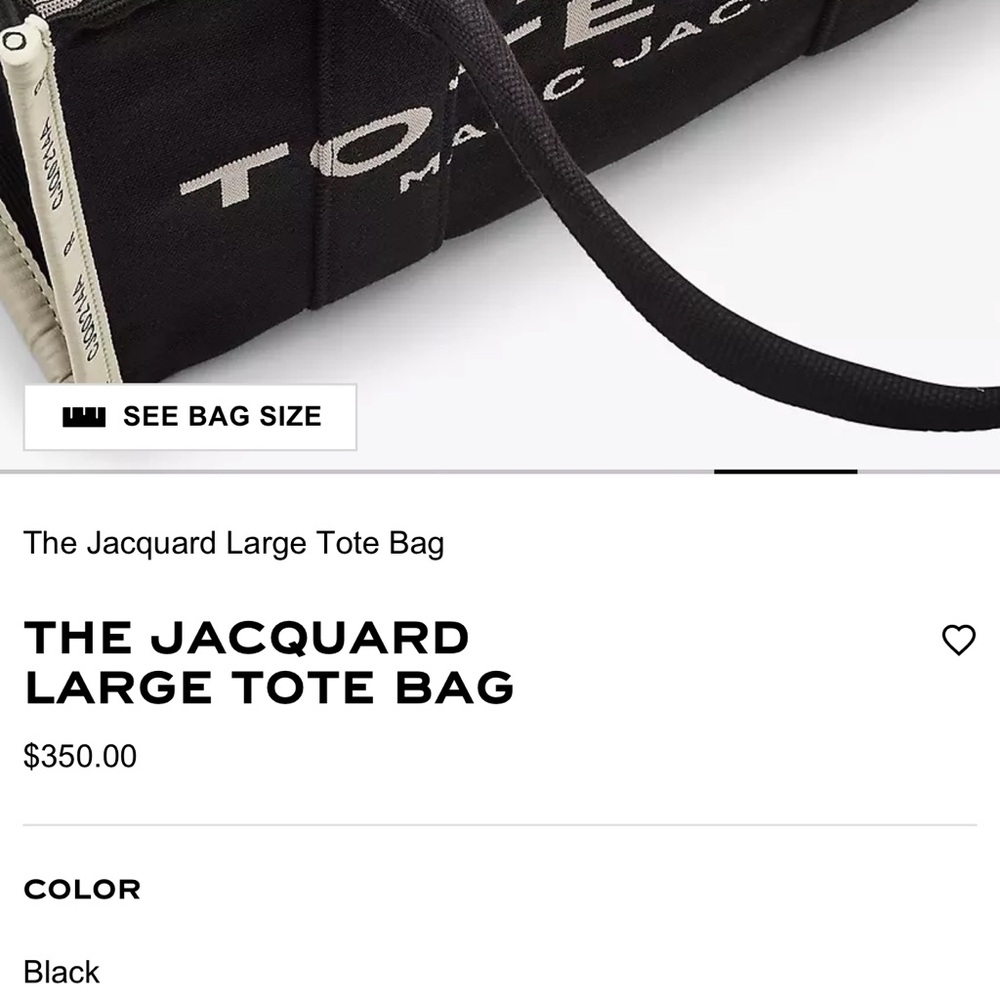 Marc Jacobs Jacquard Tote Bag - Picture 4 of 7